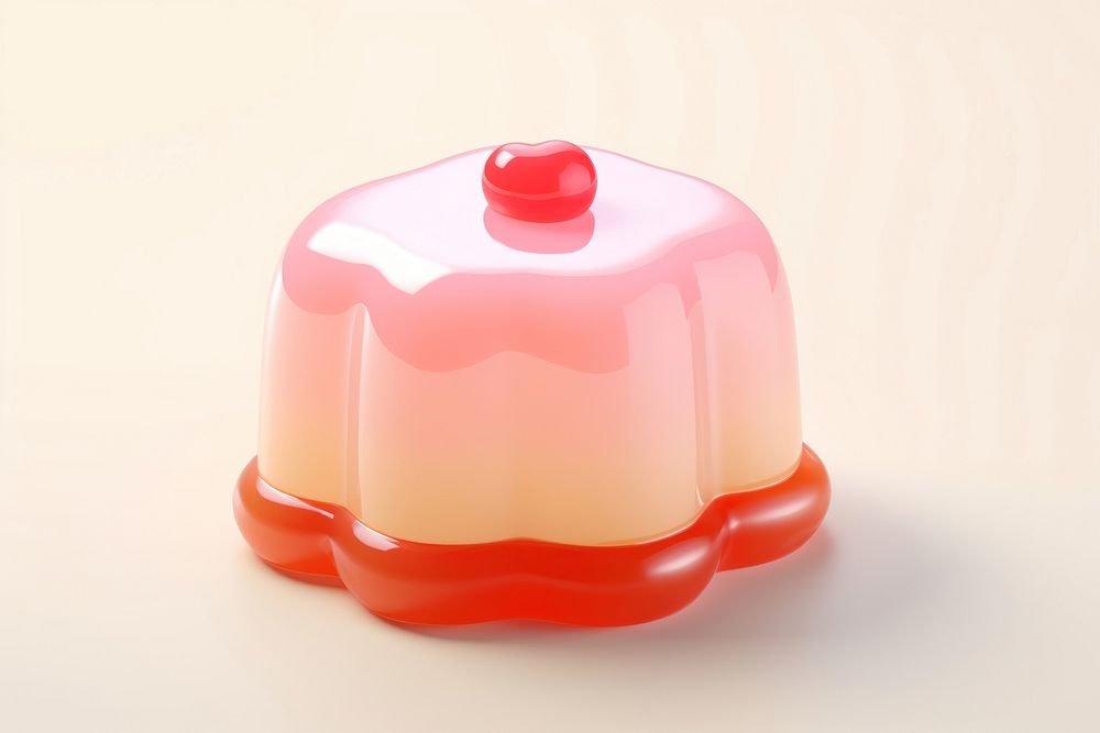 Cake jelly food medication. AI generated Image by rawpixel.