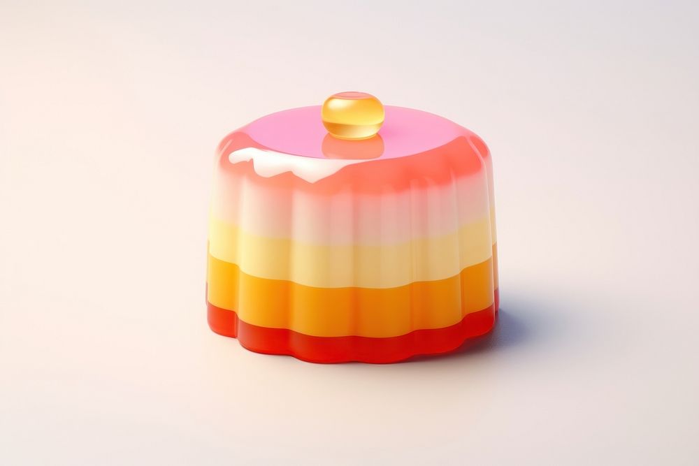 Cake shape dessert sweets jelly. AI generated Image by rawpixel.