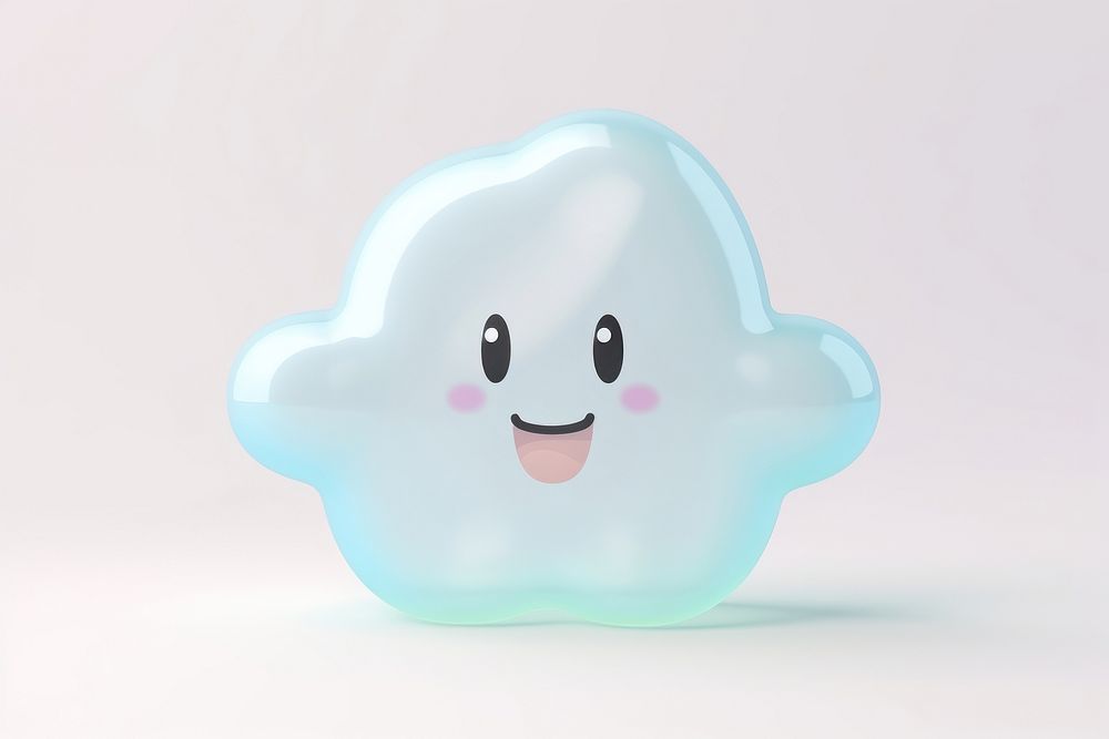 Cloud anthropomorphic translucent electronics. AI generated Image by rawpixel.
