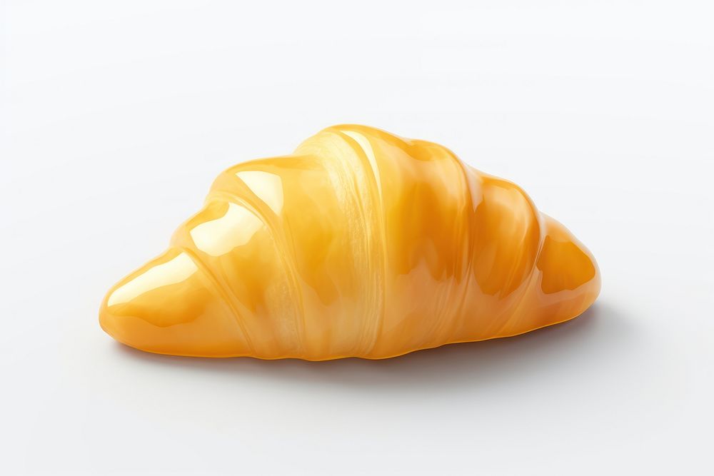 Croissant food white background viennoiserie. AI generated Image by rawpixel.