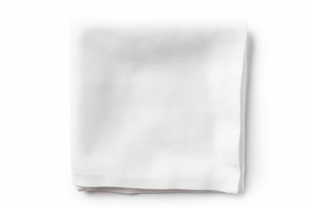 Linen napkin white white background simplicity. AI generated Image by rawpixel.