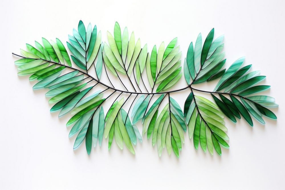 Palm leaf art plant tree. AI generated Image by rawpixel.