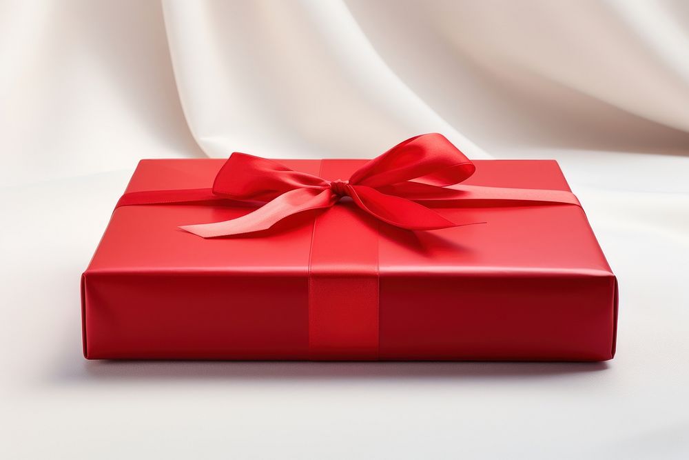 Red gift box celebration anniversary accessories. AI generated Image by rawpixel.