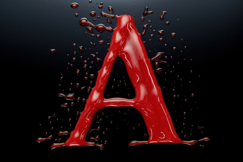 Red ketchup symbol blood. AI generated Image by rawpixel.