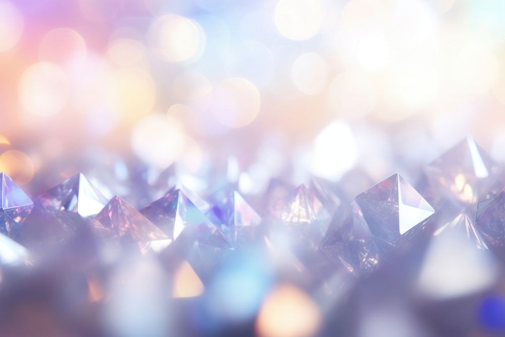 Diamond bokeh effect background backgrounds abstract crystal. AI generated Image by rawpixel.