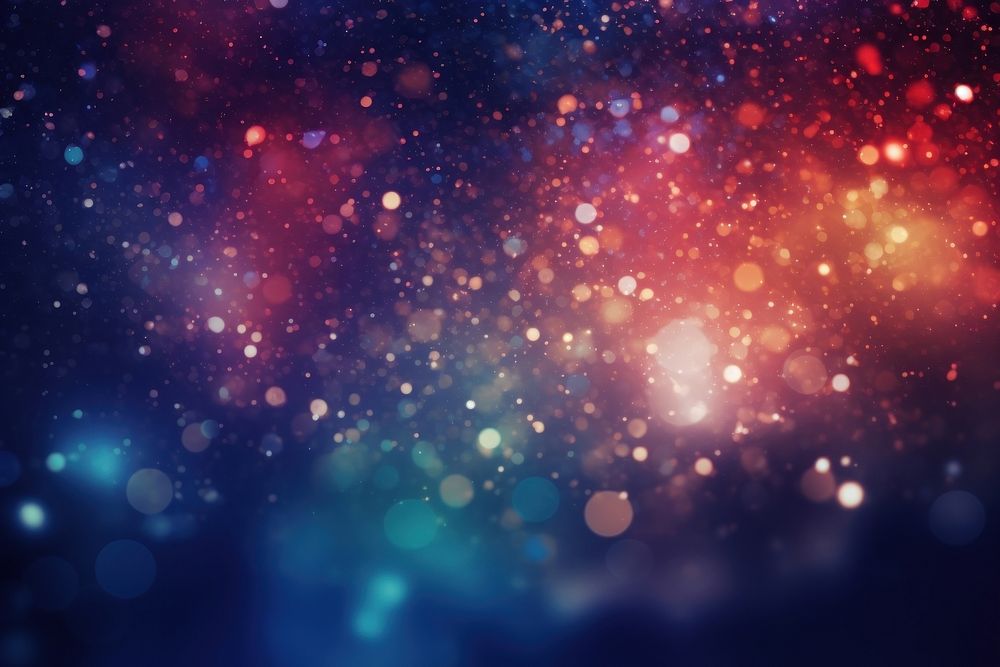 Galaxy bokeh effect background light backgrounds astronomy. AI generated Image by rawpixel.