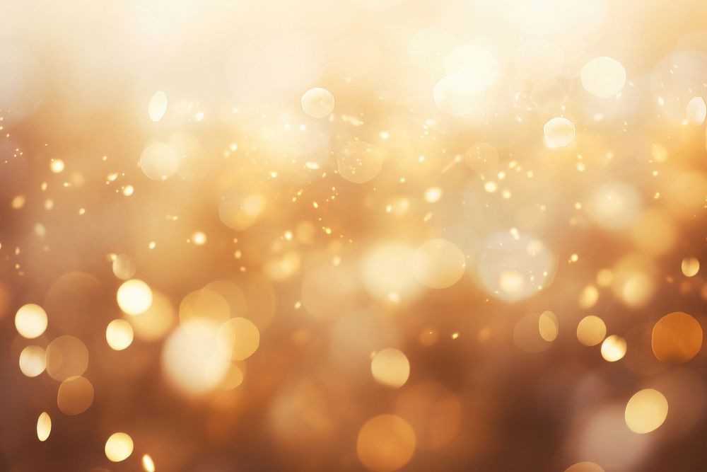 Gold bokeh effect background light backgrounds abstract. AI generated Image by rawpixel.