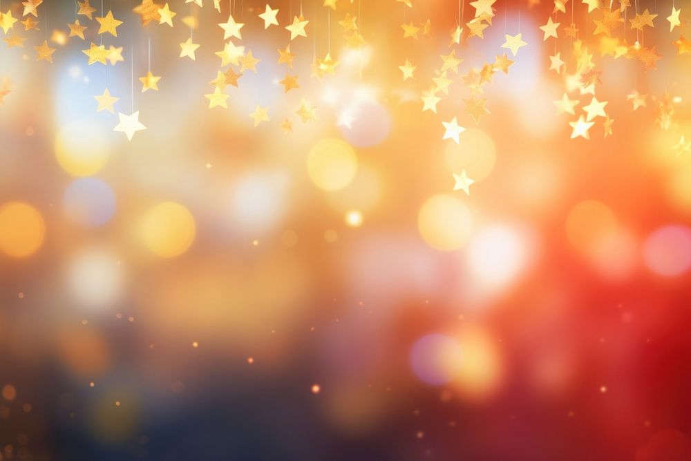 Star bokeh effect background light backgrounds abstract. AI generated Image by rawpixel.