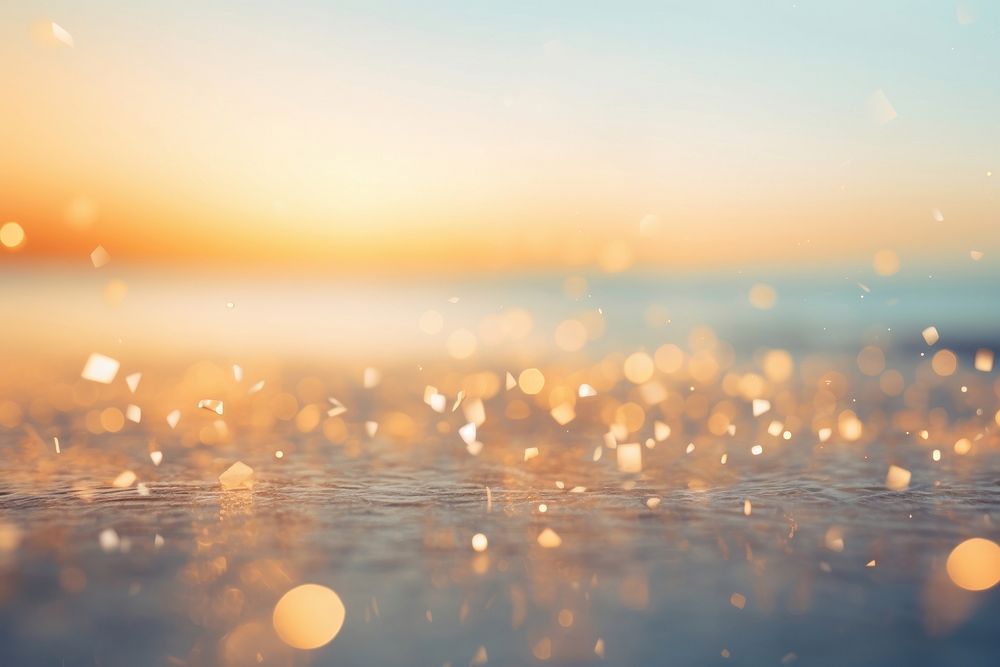 Beach bokeh effect background backgrounds sunlight outdoors. AI generated Image by rawpixel.