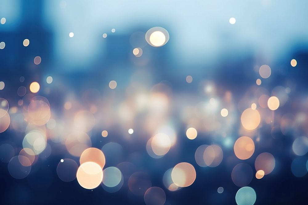 City bokeh effect background light night backgrounds. AI generated Image by rawpixel.