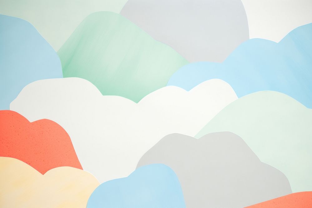 Clouds shapes art backgrounds abstract. AI generated Image by rawpixel.