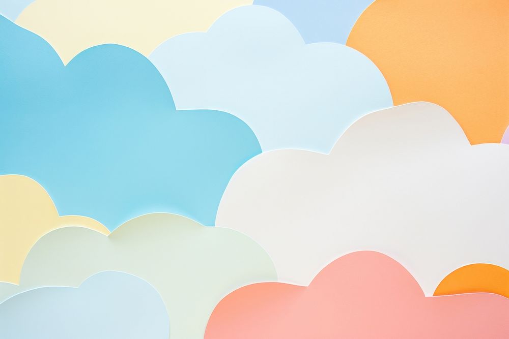 Clouds shapes backgrounds abstract pattern. AI generated Image by rawpixel.