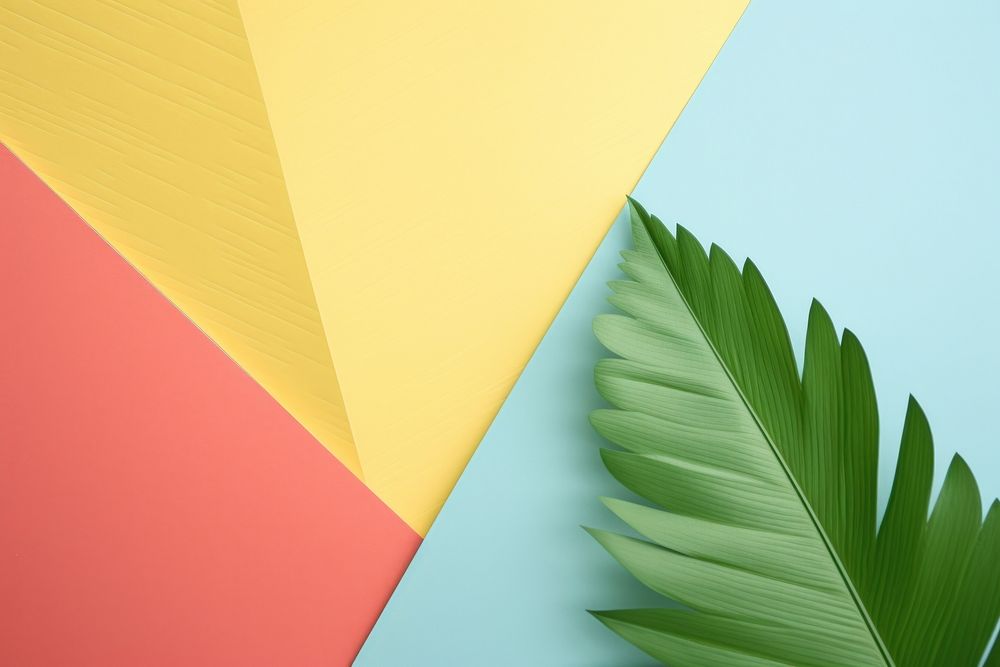 Simple tropical leave backgrounds pattern plant. AI generated Image by rawpixel.