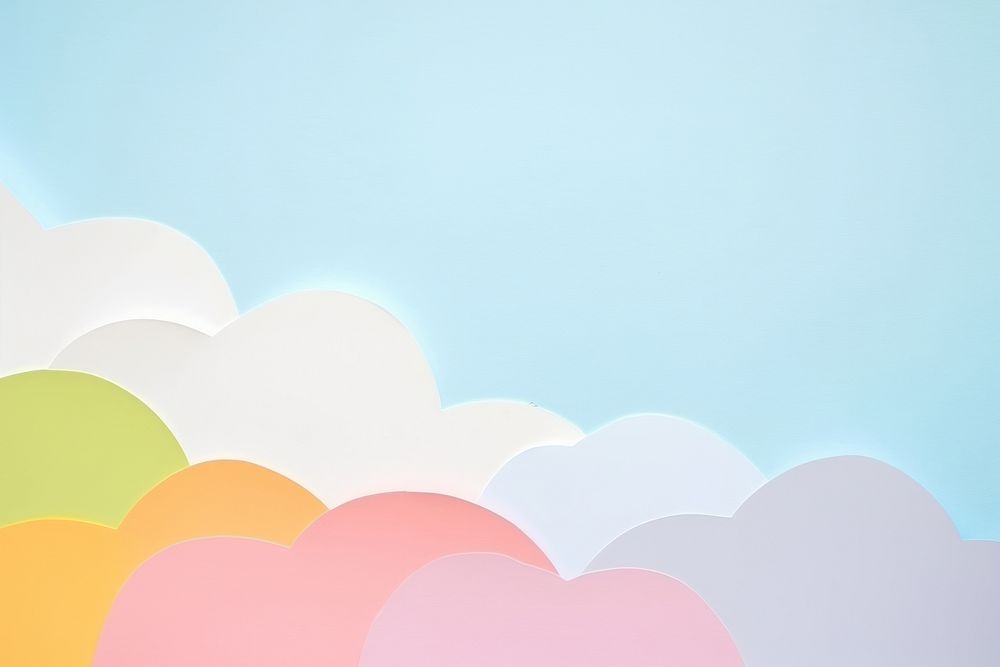 Rainbow and cloud in the sky picture backgrounds abstract outdoors. AI generated Image by rawpixel.