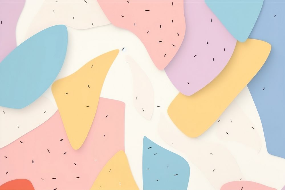 Memphis pattern backgrounds confetti cartoon. AI generated Image by rawpixel.