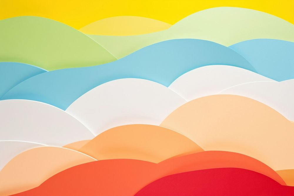 Rainbow and cloud in the sky picture pattern backgrounds abstract. AI generated Image by rawpixel.