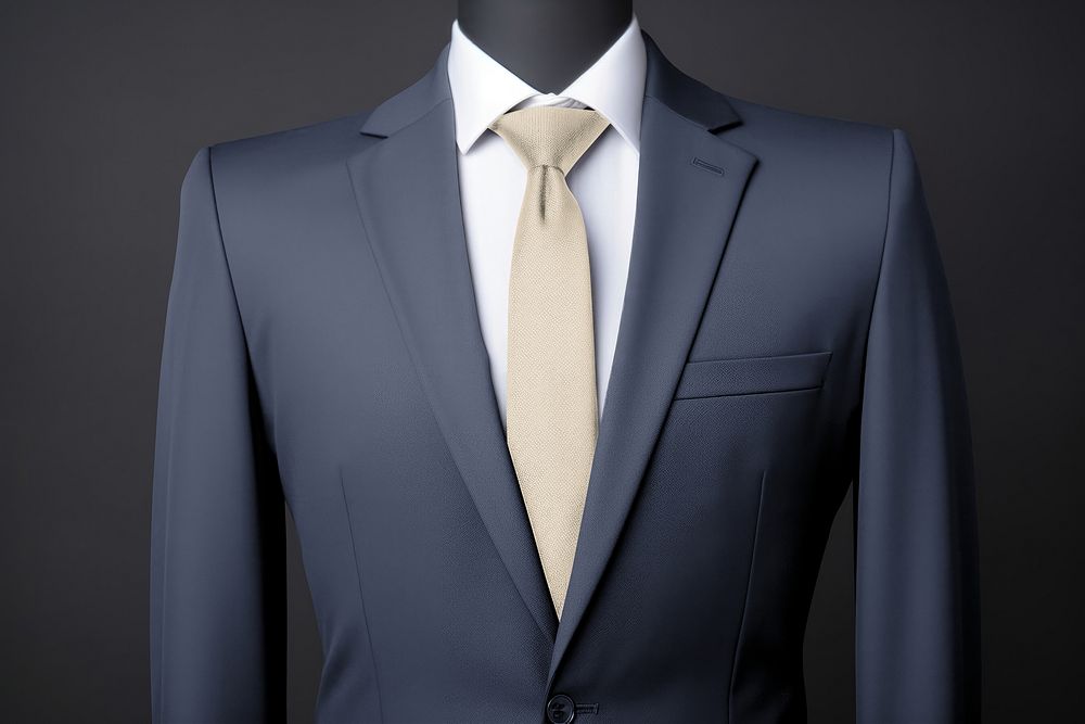 Men's suit blazer mockup psd