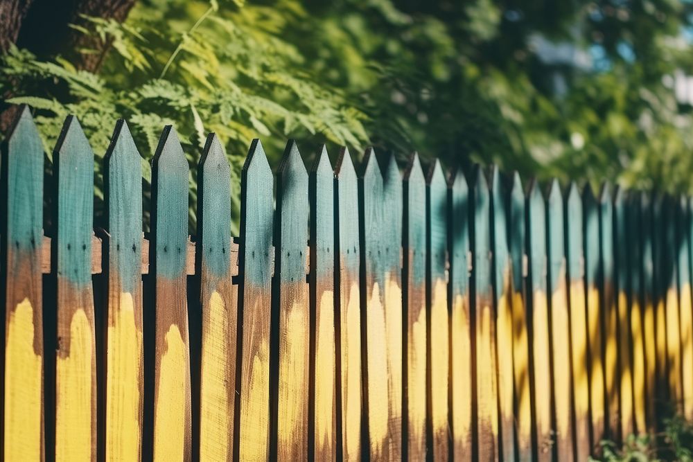 Hand painting outdoors nature fence. AI generated Image by rawpixel.