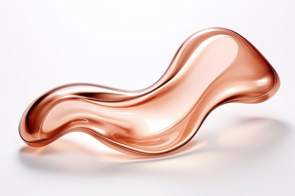 Copper simplicity abstract rippled. AI generated Image by rawpixel.