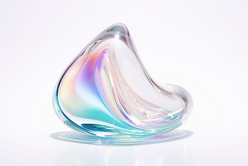 Hologram glitter shape glass lightweight. AI generated Image by rawpixel.