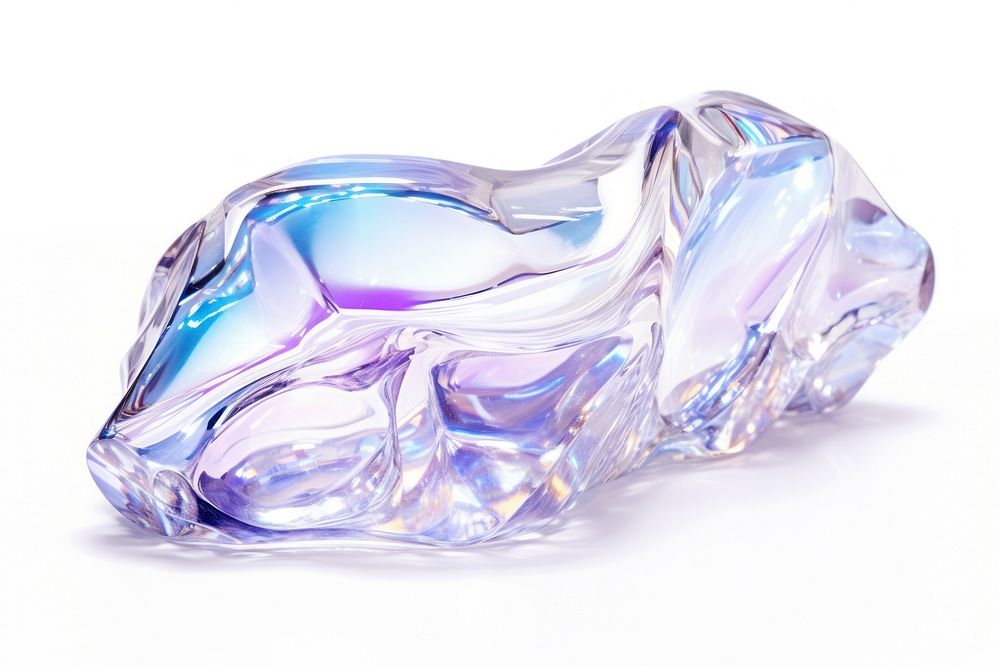 Hologram glitter gemstone crystal mineral. AI generated Image by rawpixel.