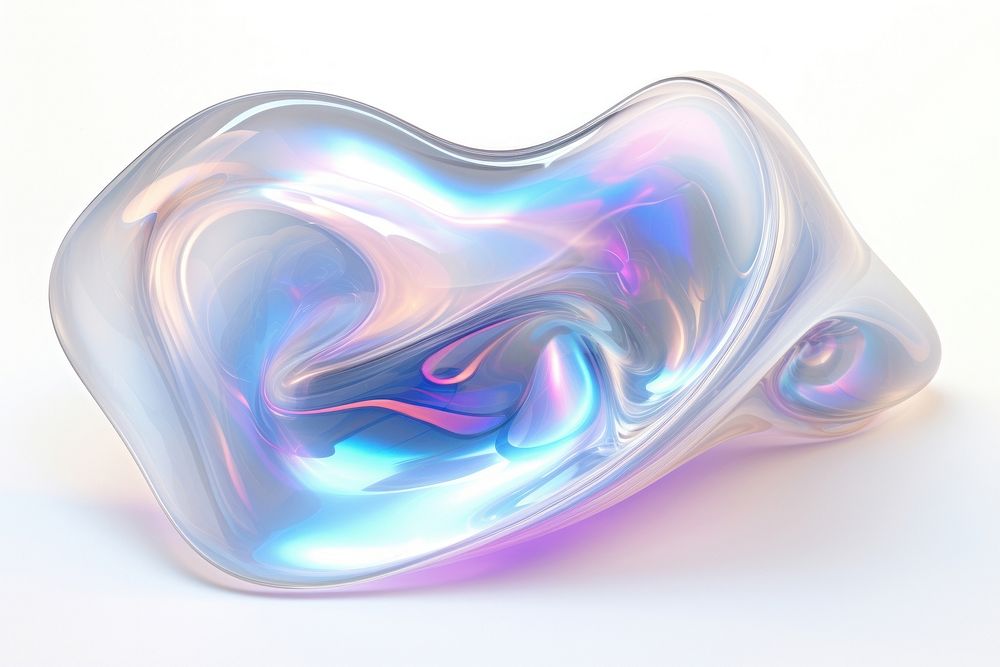 Hologram jewelry shape translucent. AI generated Image by rawpixel.