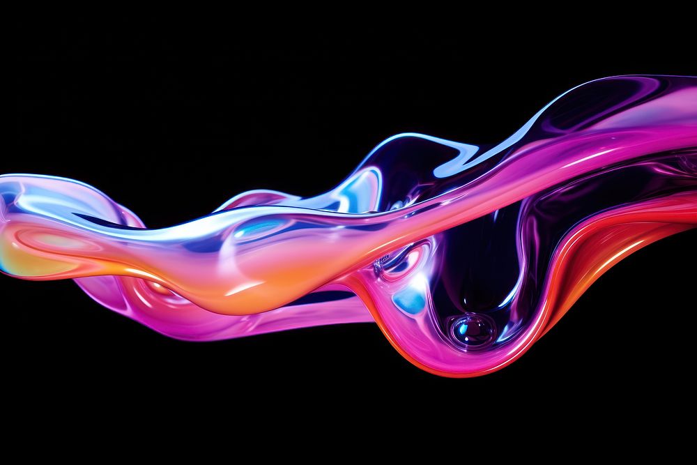 Neon liquid purple backgrounds accessories. AI generated Image by rawpixel.