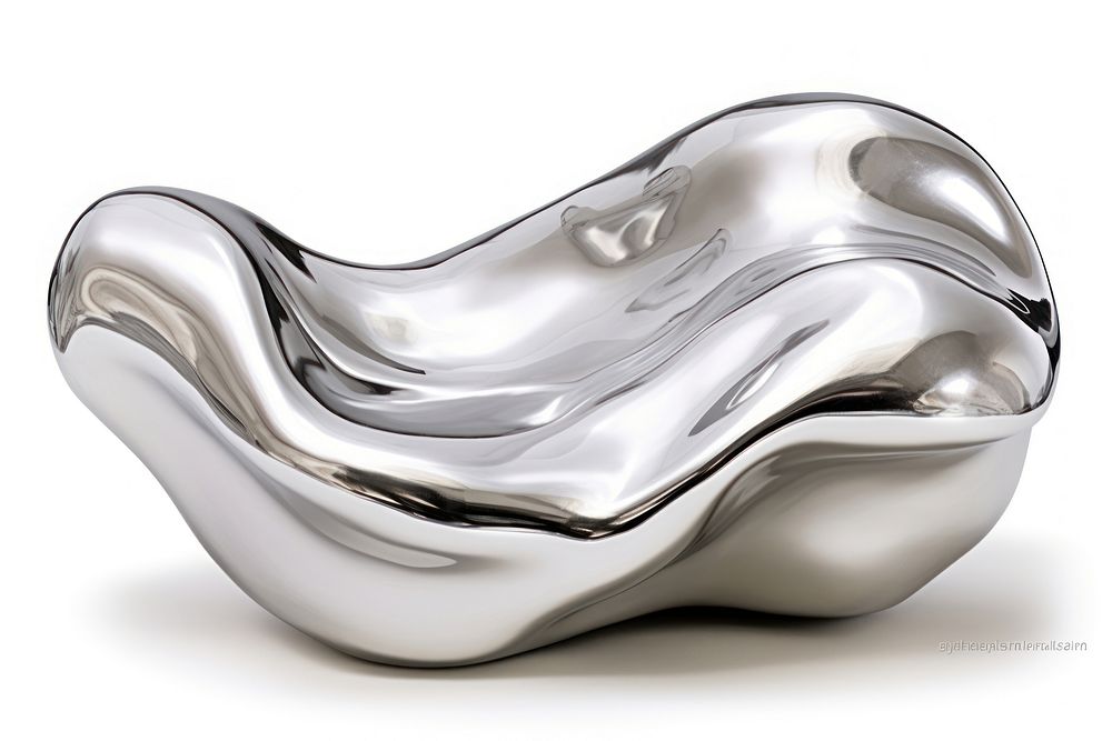 Silver marble simplicity abstract rippled. AI generated Image by rawpixel.