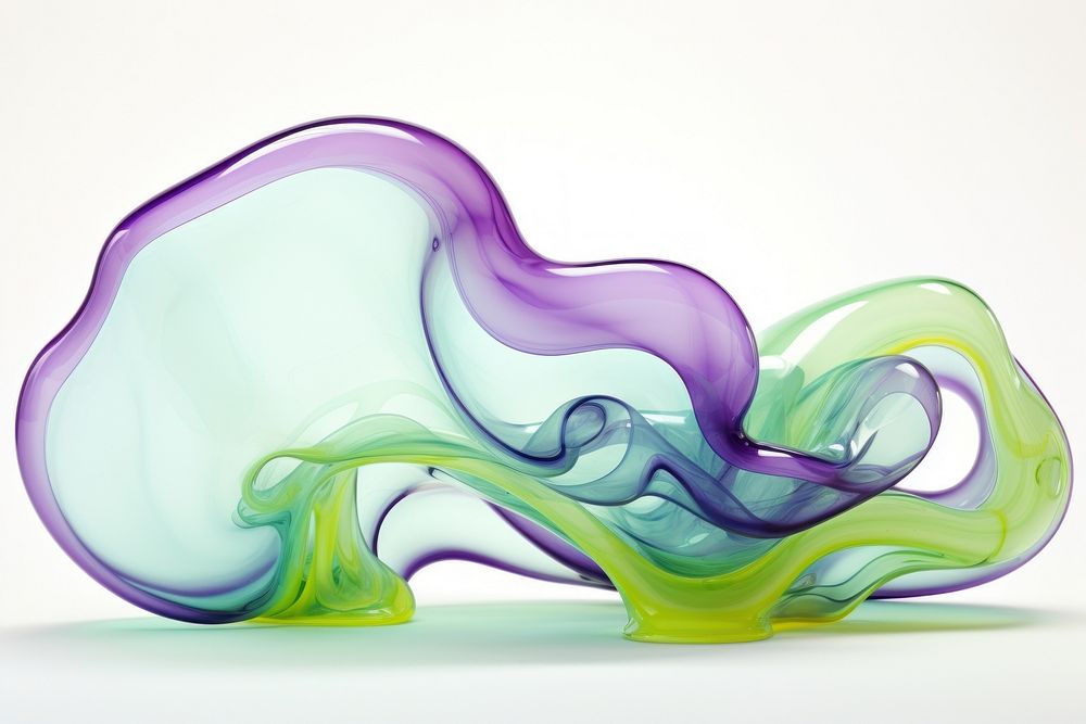 Purple shape art translucent. AI generated Image by rawpixel.