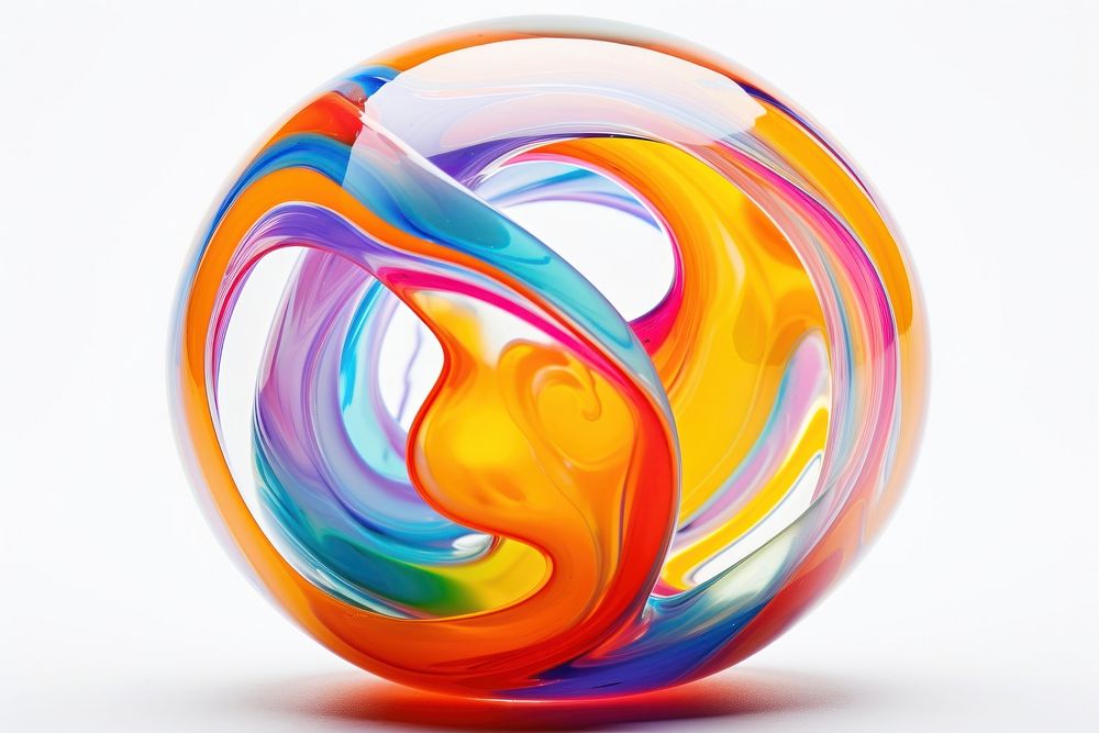 Rainbow marble sphere shape confectionery. AI generated Image by rawpixel.