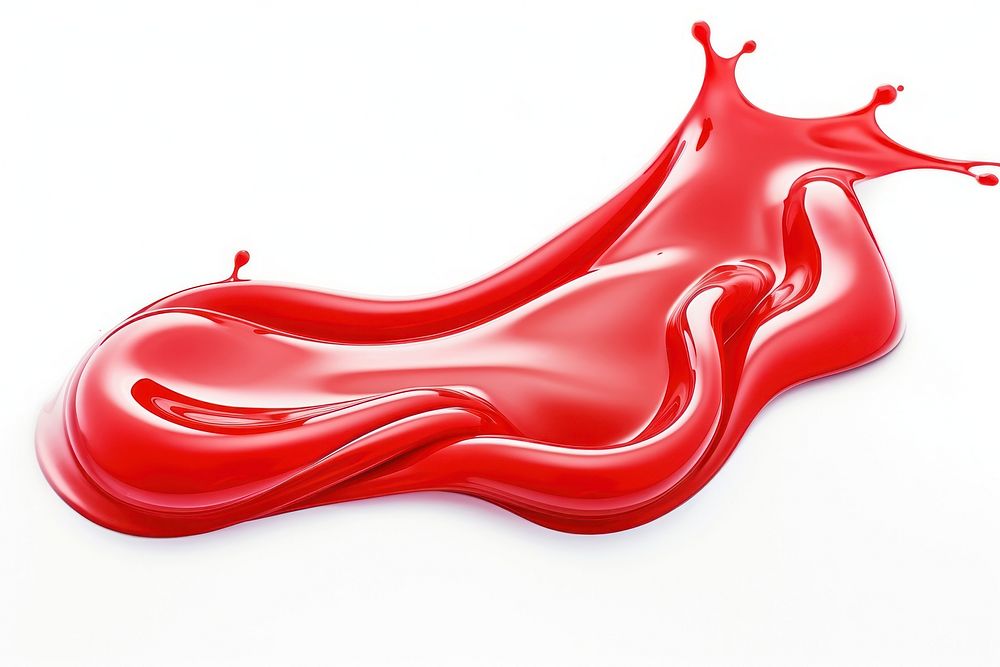 Red science cartoon ketchup. AI generated Image by rawpixel.