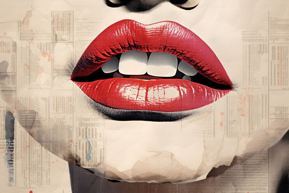 Lips lipstick medication cosmetics. AI generated Image by rawpixel.