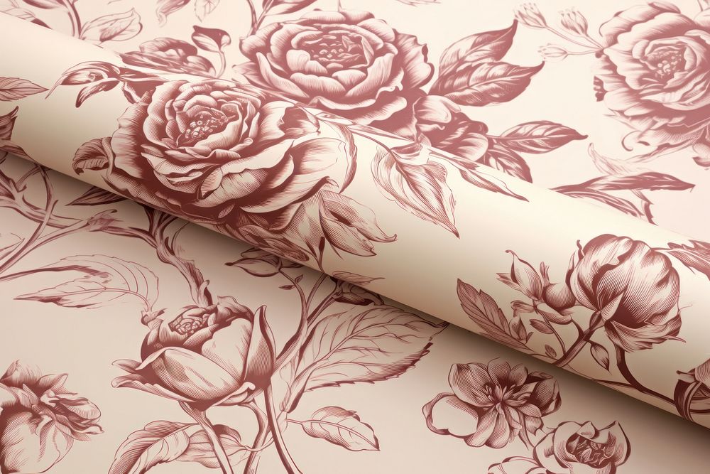 Roses wallpaper pattern art. AI generated Image by rawpixel.