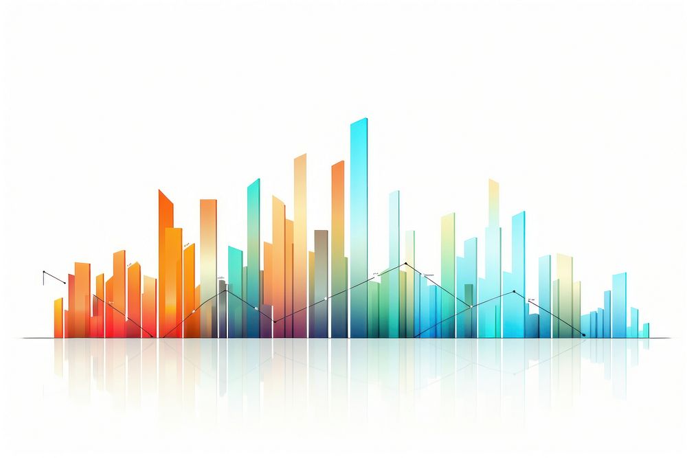 Indicate graph up backgrounds graphics city. AI generated Image by rawpixel.