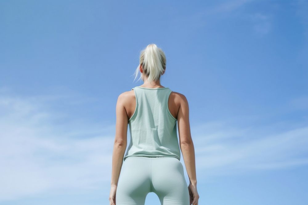 Yoga sportwears sports adult woman. AI generated Image by rawpixel.