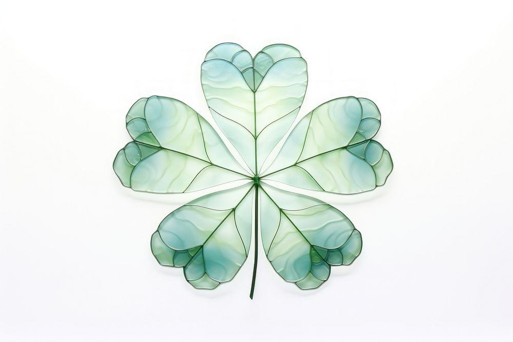 Clover leaf nature plant art. AI generated Image by rawpixel.