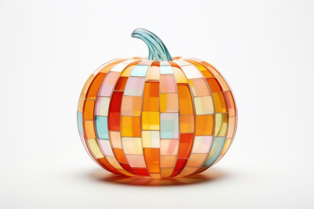 Pumpkin food art white background. AI generated Image by rawpixel.