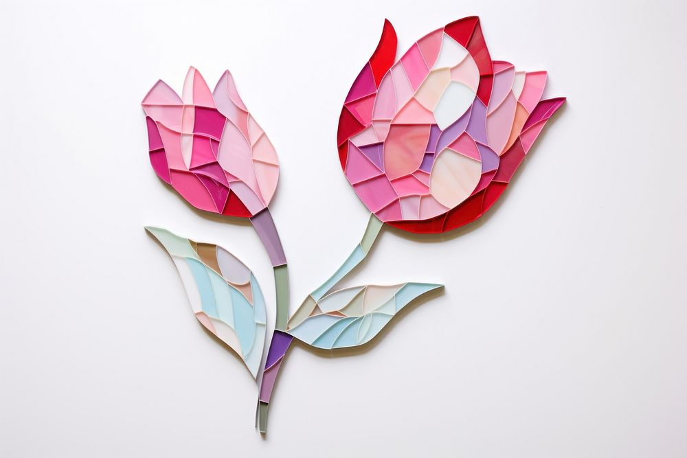 Tulip art origami creativity. AI generated Image by rawpixel.