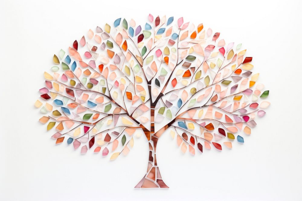 Tree art white background accessories. AI generated Image by rawpixel.