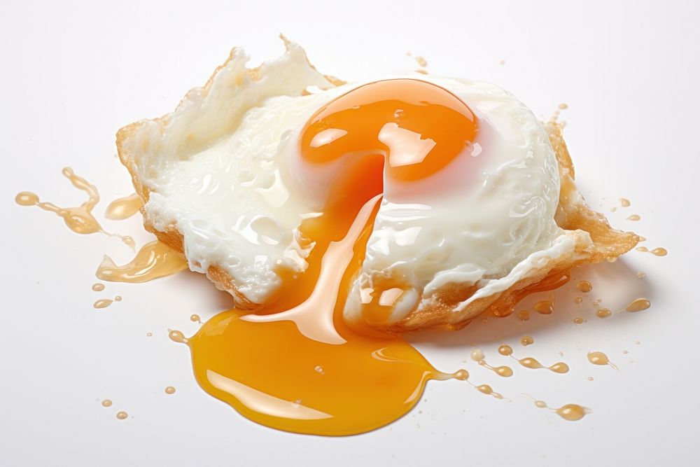 Poached egg dessert food breakfast. AI generated Image by rawpixel.