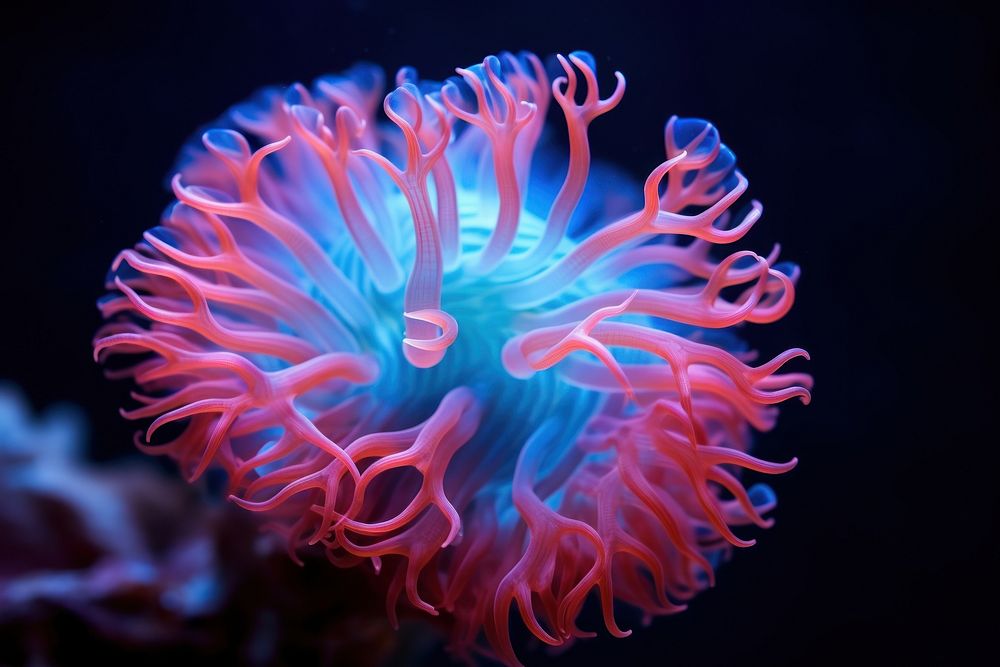 Coral underwater nature pomacentridae. AI generated Image by rawpixel.