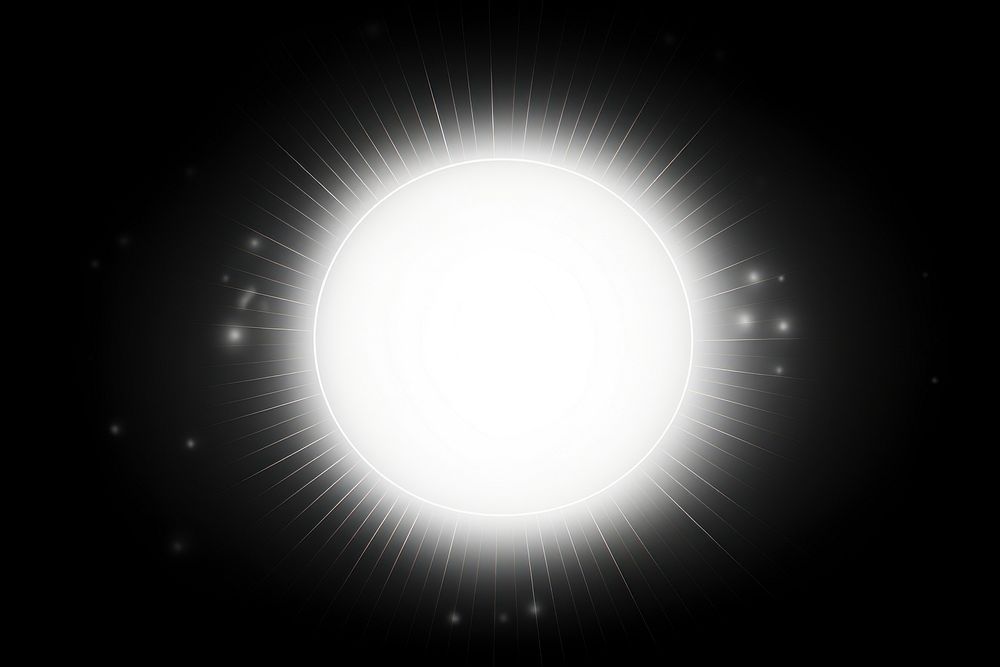 Black and white light effects backgrounds astronomy lighting. AI generated Image by rawpixel.