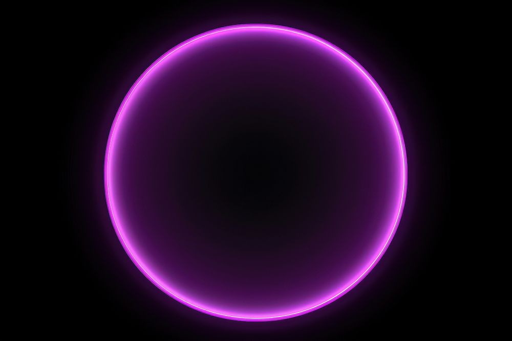 Black light effects sphere purple shape. AI generated Image by rawpixel.