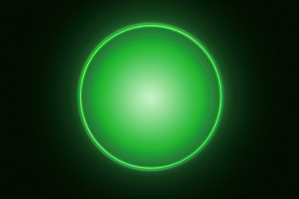 Green light effects backgrounds sphere shape. AI generated Image by rawpixel.