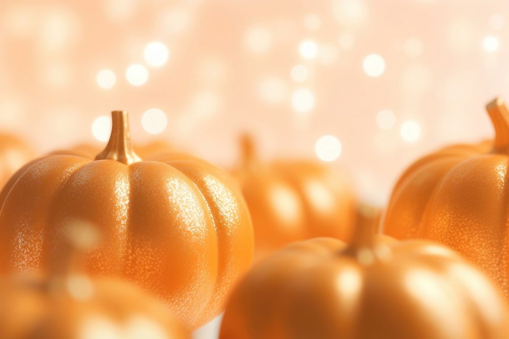 Pumpkin solid shape pattern bokeh effect background backgrounds vegetable plant. AI generated Image by rawpixel.