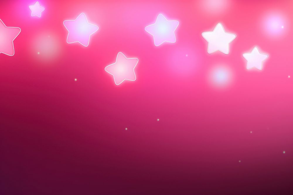 Stars neon light effects backgrounds illuminated celebration. AI generated Image by rawpixel.