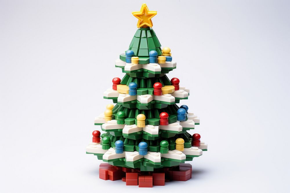 Christmas tree toy anticipation illuminated. AI generated Image by rawpixel.