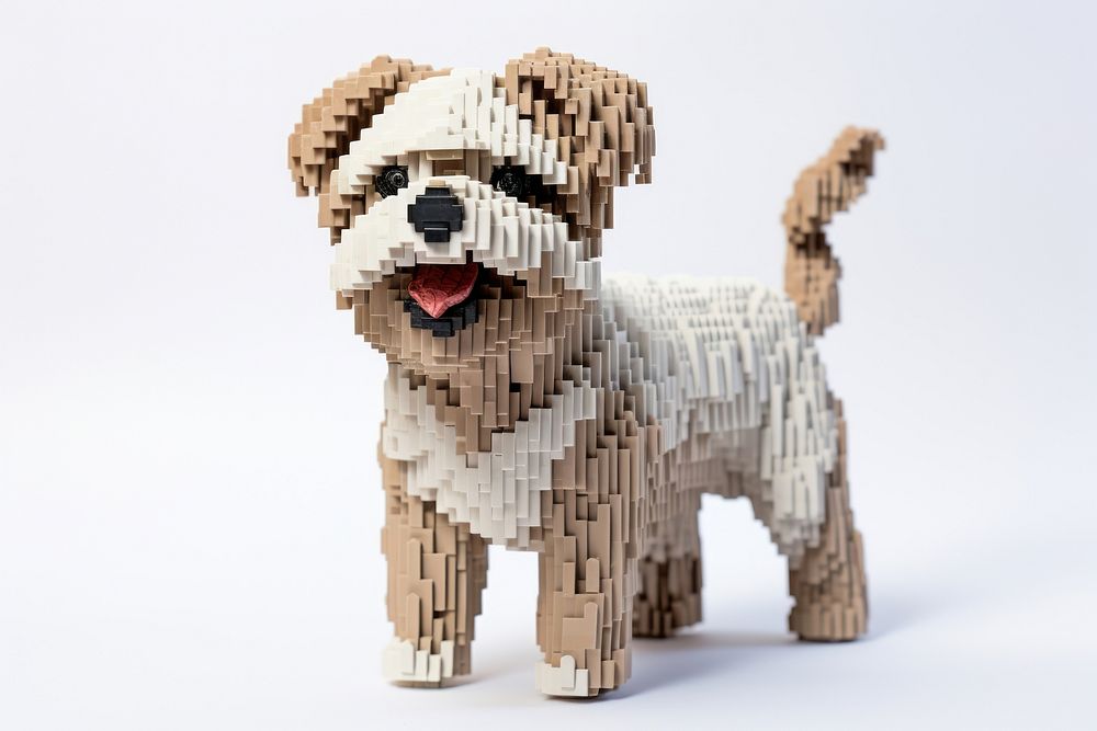 Dog art mammal animal. AI generated Image by rawpixel.