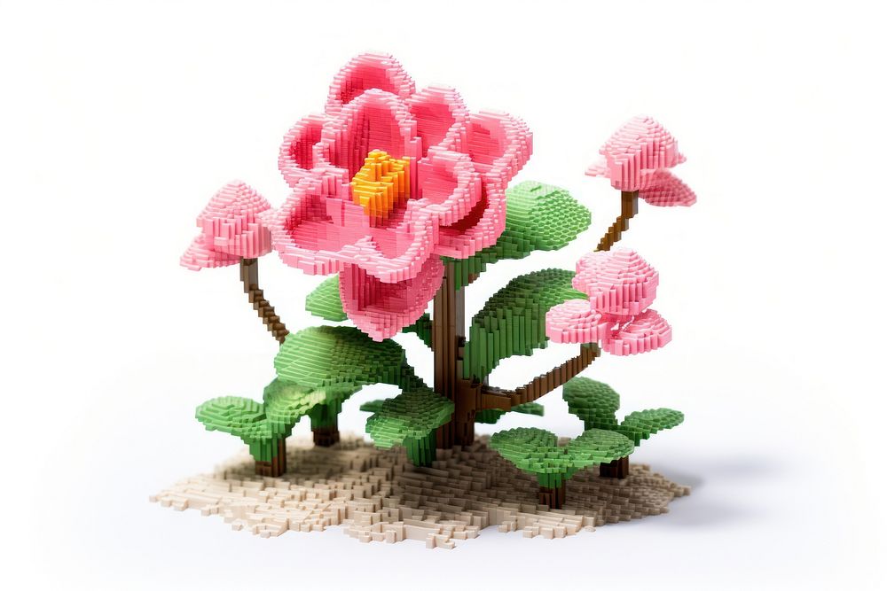 Flower art blossom plant. AI generated Image by rawpixel.