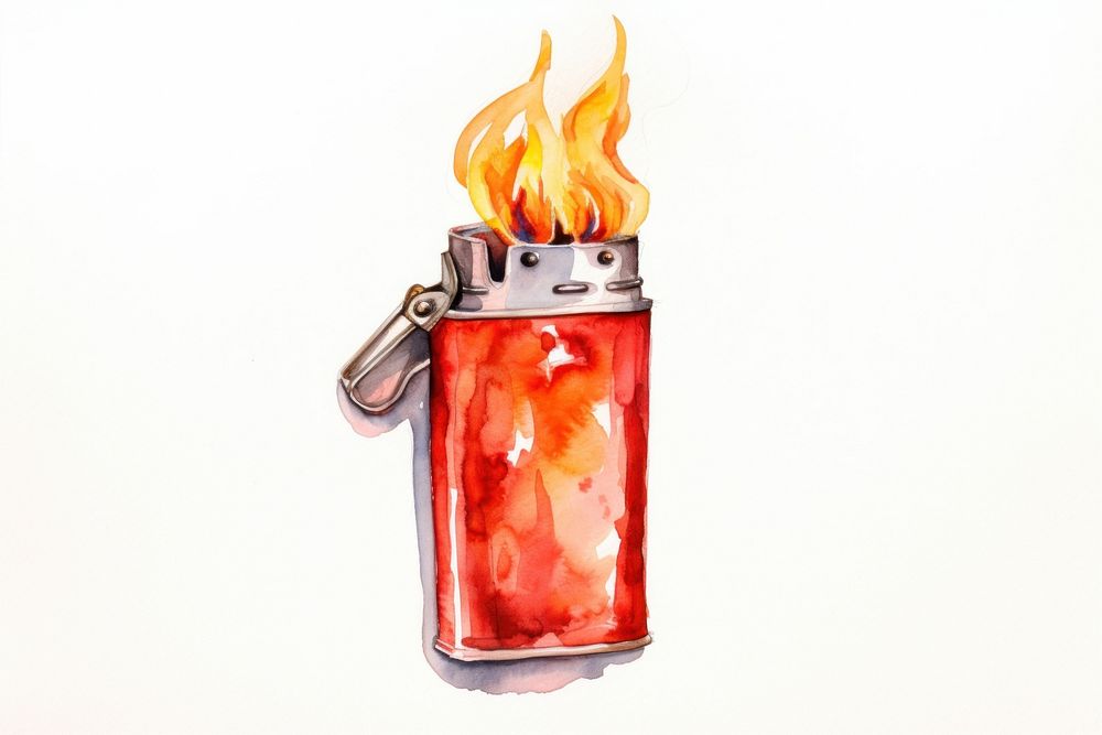 Fire lighter white background lighting. AI generated Image by rawpixel.